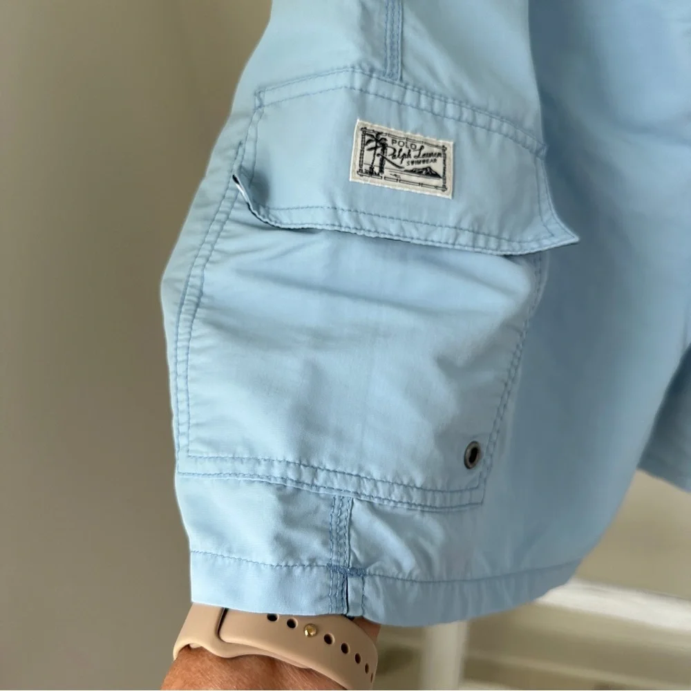 Polo Ralph Lauren Light Blue Swim Trunks SZ XXL